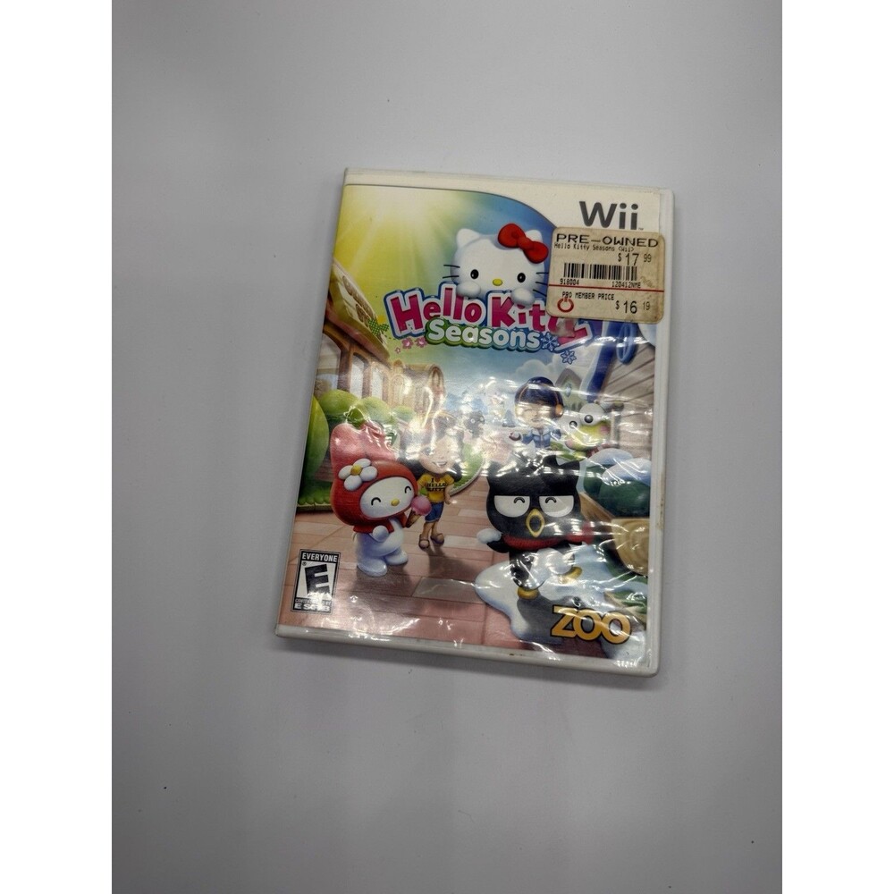 Hello Kitty Seasons (Nintendo Wii, 2010) Video Game Disc